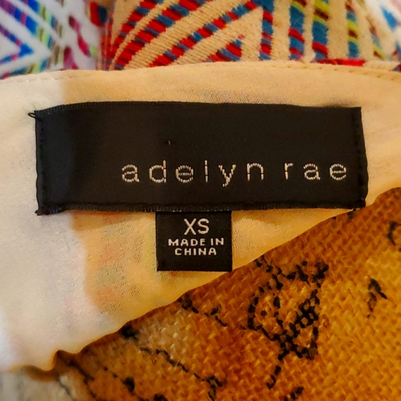Adelyn Rae Woven Dress with Fringe Detail - Picture 5 of 5